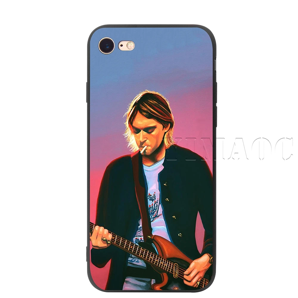 Силиконовый мягкий чехол YIMAOC Nirvana Kurt Cobain для iPhone 11 Pro XS Max XR X 8 7 6 6S Plus 5 5S SE - Цвет: 9