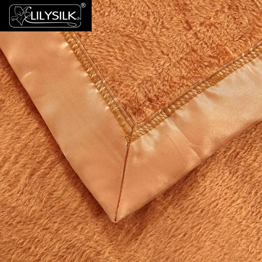 Lilysilk Плед шёлковый 100% натуральный шелк Малбери Жёлтый Розовый Оранжевый