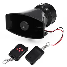 12 V 7 Tons Motor Do Caminhão Do Carro Alto Chifre Sirene Eletrônica Sem Fio Alarme de Advertência Da Polícia Ambulância Fogo Sirene Chifre Alto falante 1 pc