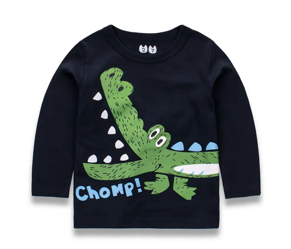 6pcs/lot 2017 spring autumn toddler kids tees cartoon cotton baby boys girls t-shirts long-sleeved casual children clothing tops trendy children t shirt boys girl t shirts tees short sleeve shirts summer kids tops cartoon baby boy girls clothes