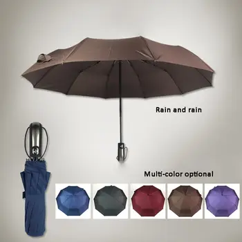 

Solid Easy Carry for Rain Bone Days Gear Sunshade and Outdoor Supllies Sunny Umbrellas Automatic Ten