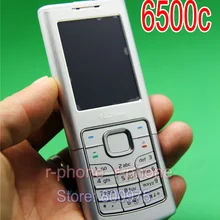 Отремонтированный Nokia 6500c классический мобильный телефон 3g разблокированный 6500 мобильный телефон и серебро и один год гарантии