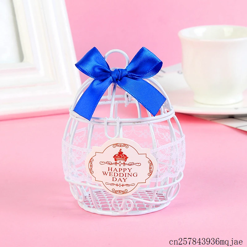 

50 шт клетка для птиц Подарочная коробка металлические коробки для конфет шоколада цветочный Декор Романтические свадебные стаканчики для вечеринки, подарков