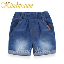 Kindstraum/12M-8Y детские летние джинсы, шорты джинсовые шорты для мальчиков Одежда для маленьких девочек джинсовые штаны повседневные штаны летняя одежда для детей, MC505