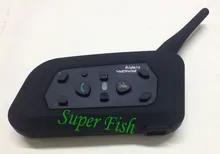 Vnetphone Профессиональный Футбол арбитр домофон полный дуплекс 1200 м судей гарнитура V6 Беспроводной BT домофон внутренний динамик