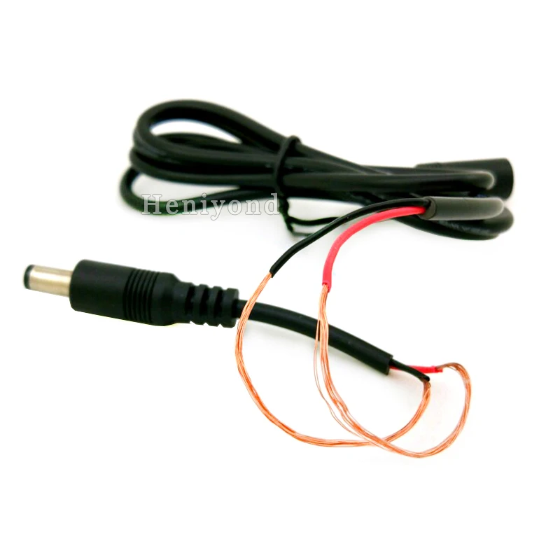 2 шт. разделитель мощности постоянного тока кабель Шнур для камеры видеонаблюдения или светодиодного адаптера питания разъем 12 В 5,5 2,1 мм