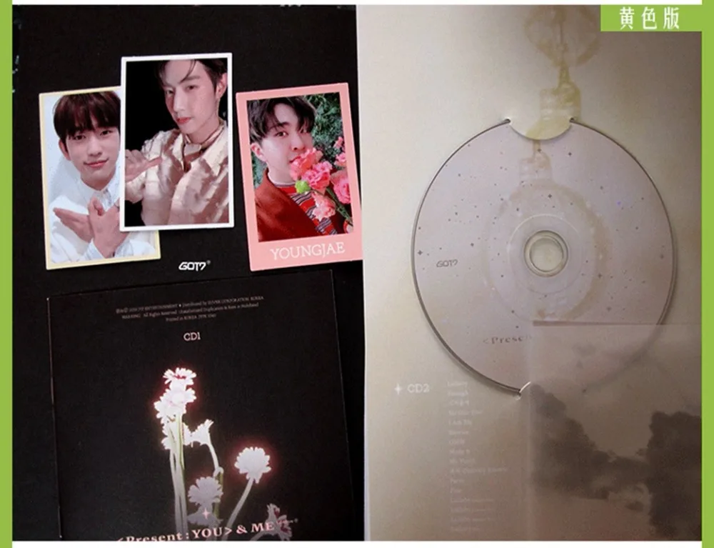 Подписанный GOT7 GOT 7 с автографом 3-й альбом Present: YOU& ME Edition CD+ photobook 122018