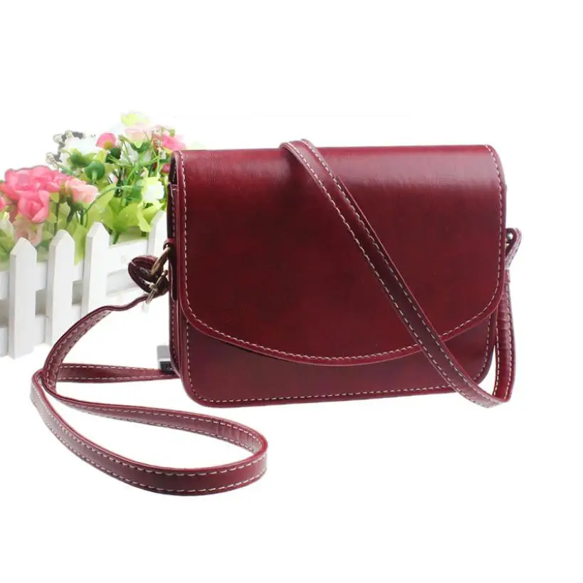 

Women Imitation Shoulder Bag Satchel Handbag Retro PU Leather Messenger Messenger Cross Body Small Bag Drop Ship Wholesale #T