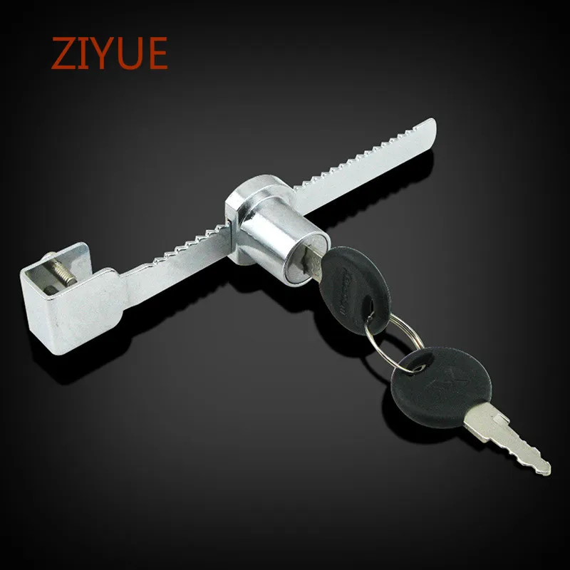 2pcs/lot Free Shipping Small Window Glass Lock With Keys For