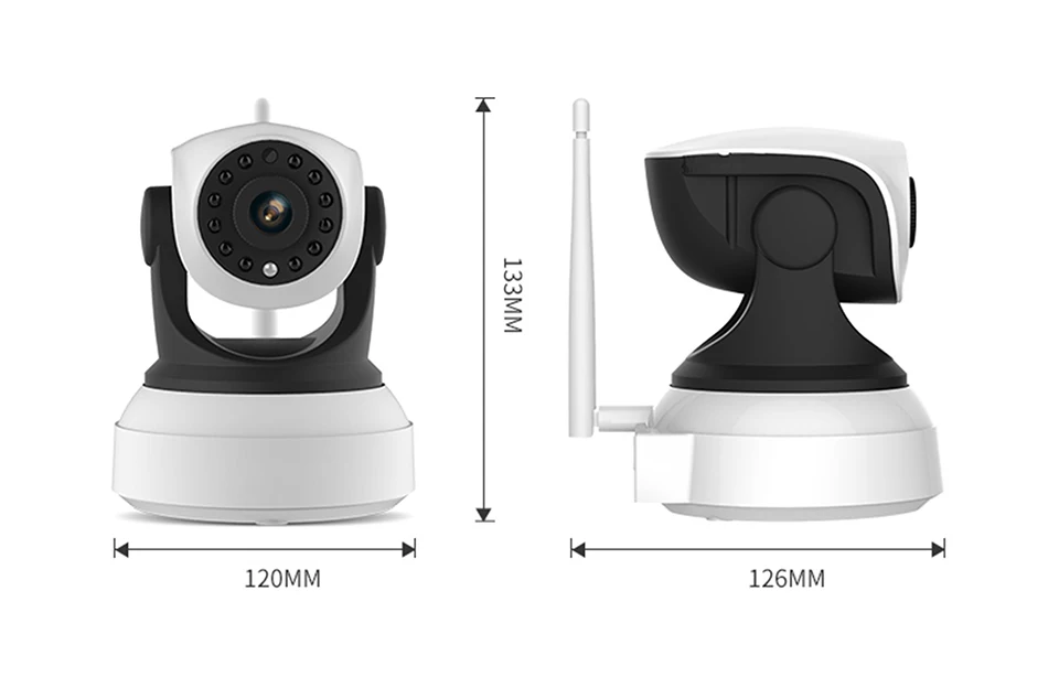 C7824wip HD Беспроводной безопасности IP Камера WIFI ИК-Ночное видение аудио Запись наблюдения сети для внутреннего Видеоняни и Радионяни