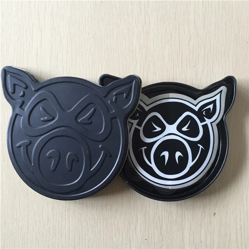 8 قطع خنزير رئيس لوح التزلج محامل الكروم الصلب الكرة ABEC-3/ABEC-5 الأسود OPS لوح التزلج محامل مع 4 الفواصل