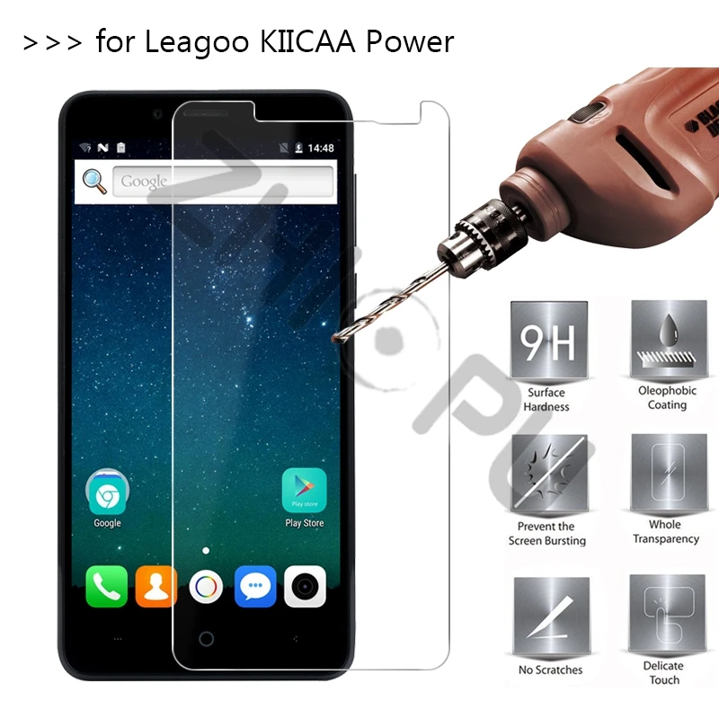 Премиум Закаленное стекло для Leagoo KIICAA power 5 0 дюймов стеклянная Защитная пленка