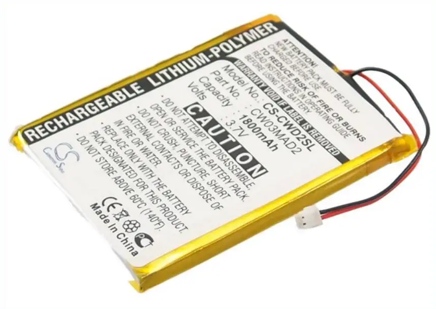  Cameron Sino 1800mah battery for COWON D2 2GB D2 4GB D2 8GB D2 Plus 16gb batteries