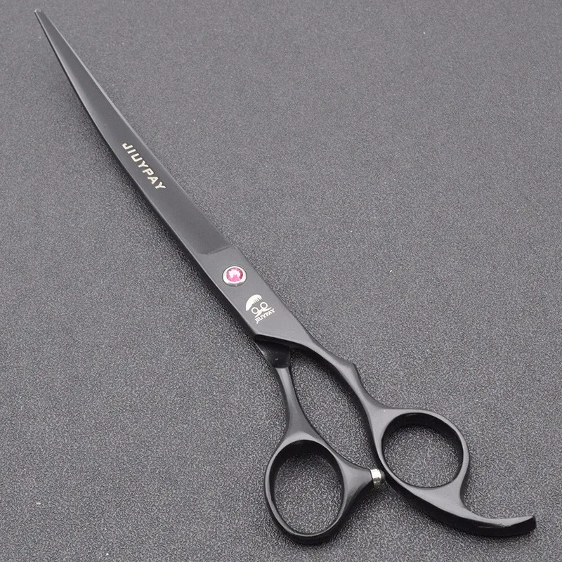 8.0 inch Professional Pet Scissors Dog Grooming Shears Straight Thinning Curved Scissors Set Pet Hair Cutting 4pcs Kits 1 (1)