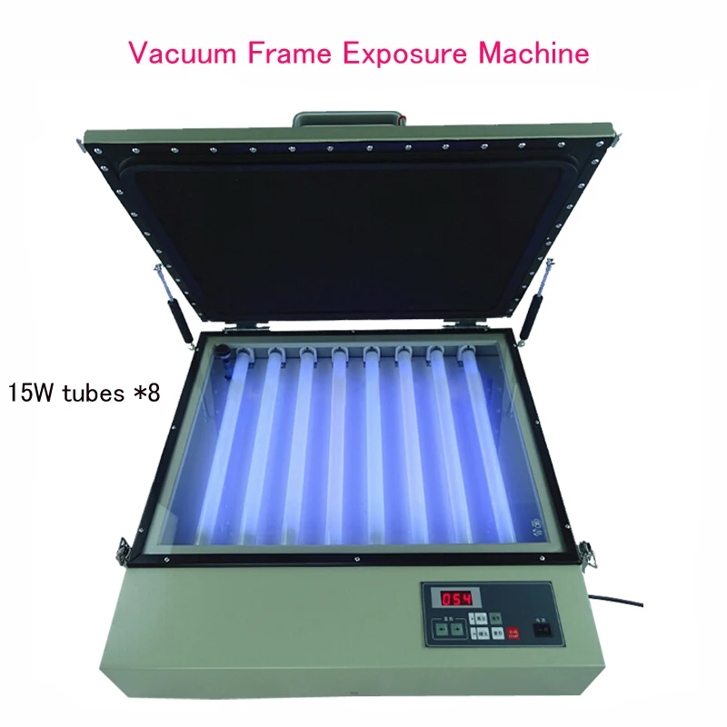 Vacuum Frame Exposure Machine 160W Silk Screen Exposure Machine Screen ...