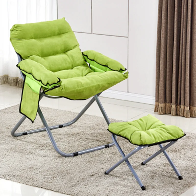

Creative lazy sofa single tatami mini computer chair bedroom simple dormitory detachable folding chair breathable leisure chair