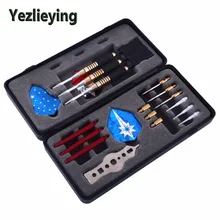 25 шт Дартс и набор аксессуаров 18 г Горячие латунные крутые дротики с полетами нейлоновые валы точечные конвертеры веса мягкие наконечники