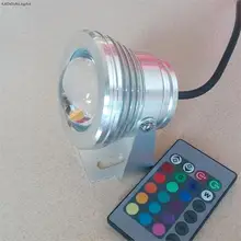 Наружная Светодиодная лампа 10 Вт rgb с пультом дистанционного управления 85-265 в 12 В для сада