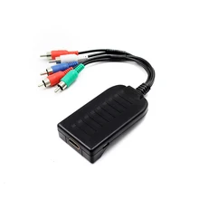 Wiistar HDMI К Ypbpr преобразователь RGB HDMI к компонентному L/R аудио адаптеру 1080P для HDTV 5 RCA к HDMI