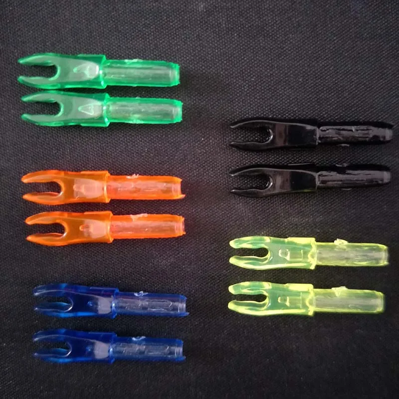 

50pcs Archery Arrow Nock Plastic Arrow Insert Tails For ID4.2mm Arrow Shaft DIY Arrow Hunting