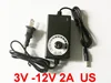 1PCS adjustable ON/OFF Adapter 3V -12V 2A of voltage 3V 4.5V 5V 6V 7.5V 8V 9V 10V 12V 2A 24W power supply adatper ► Photo 2/2