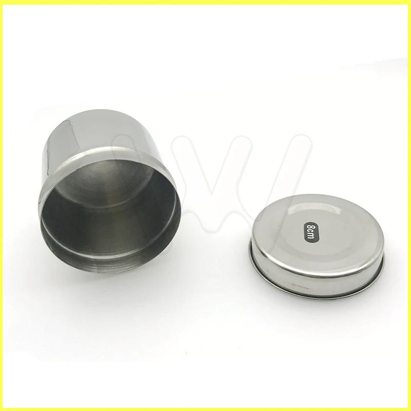 8cm tattoo Medical Stainless Steel Cotton Disinfection Container Tank Alcohol Iodine Gauze Canister Medicine Cylinder Box tool (5)