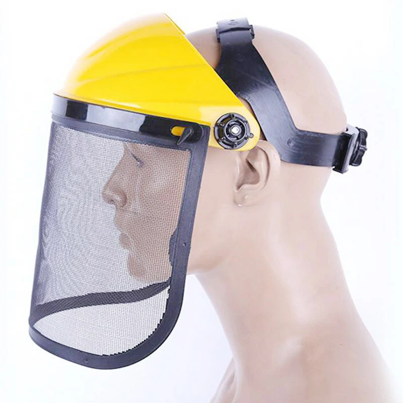 Страховка чистая голова косилка маска провод сетчатая защитная маска Анти-всплеск влияние лица на рабочем месте безопасность DFY025