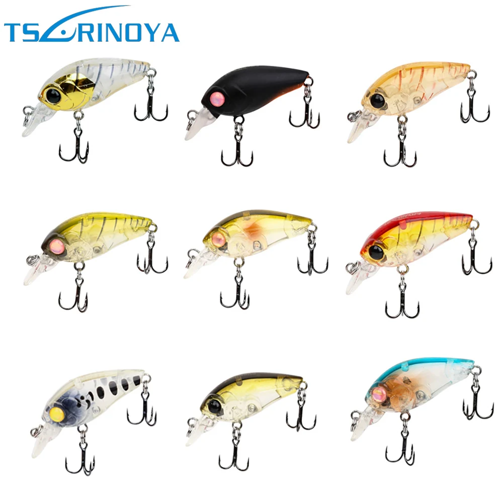 

Trulinoya 1pc CrankBait Fishing Lure 35mm/3.5g Atificial Bait Hard Carp Fishing Wobbler Crank Bait Fake Lures Good for Fishing