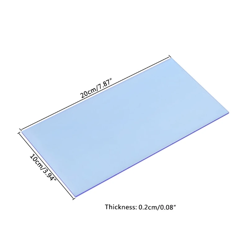 10x20 см доска из оргстекла цветной акриловый лист DIY игрушки Аксессуары
