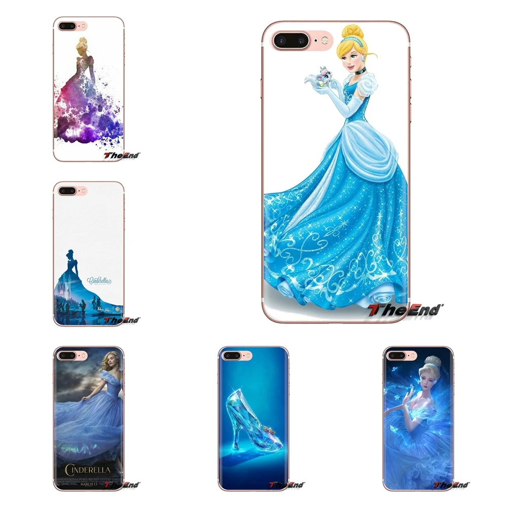 Силиконовые чехлы для телефонов с изображением Золушки Samsung Galaxy S3 S4 S5 Mini S6 S7 Edge S8 S9