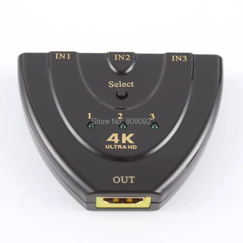 3 порта 4 К * 2 К 1080 P HDMI видео и аудио сигнал Splitter 3 Вход 1 Выход коммутатор 4 К коммутатор для DVD/PS4/HDTV Треугольники