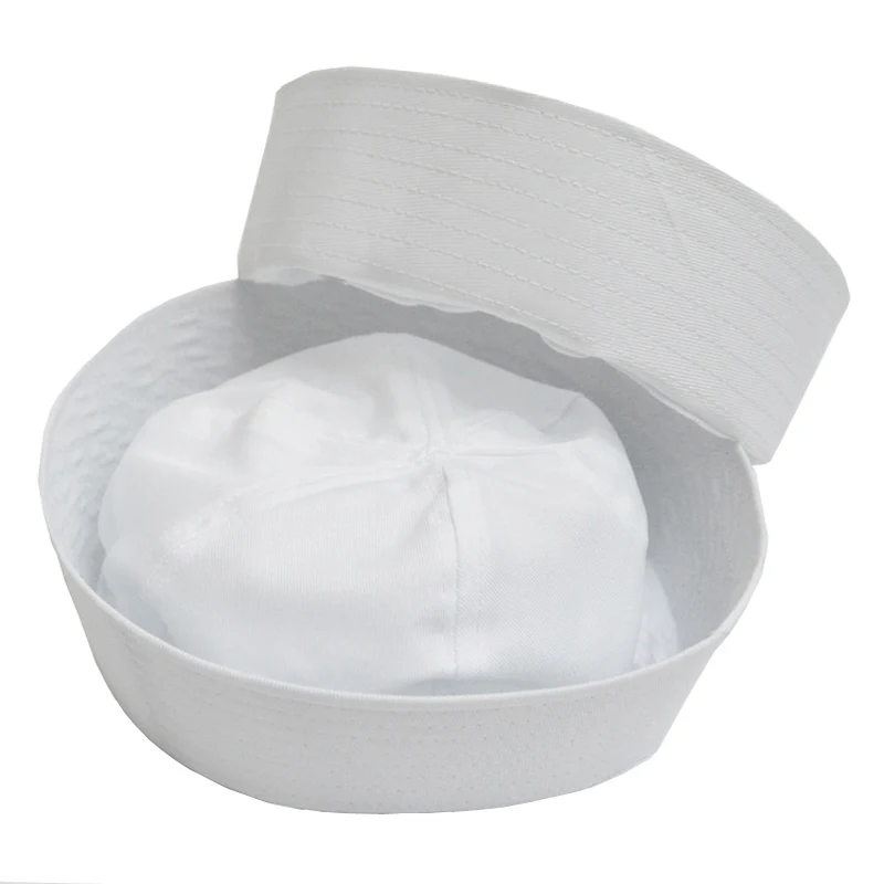 

NEW White Sailor Navy Hat Cap for Fancy Dress Fishing Marine Costume cap