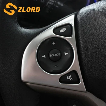 

Zlord Abs Chrome Car Steering Wheel Decoration Trim Sticker for Honda New City 2015 2016 2017 High-profile Accessories