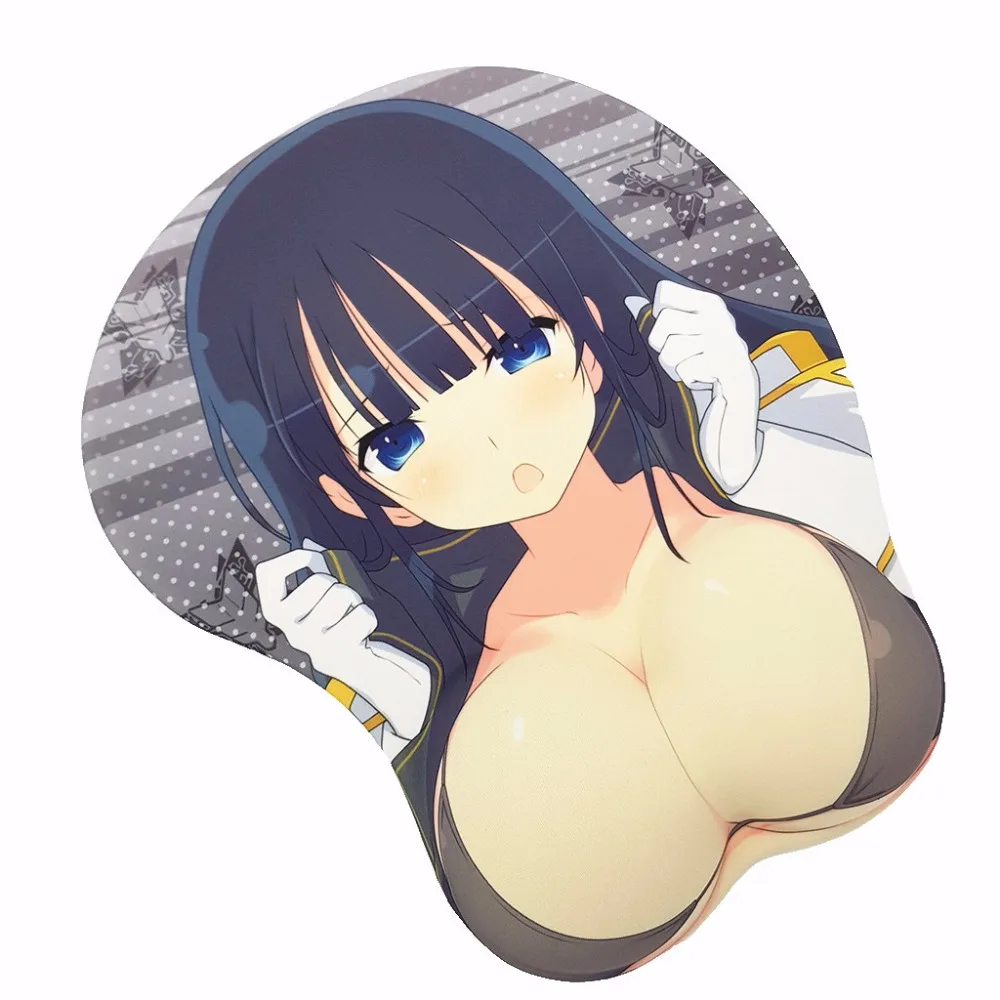 Senran Kagura-Turtledove аниме 3D Oppai коврик для мыши подставка для запястья