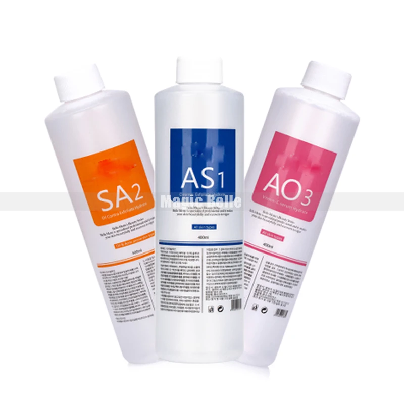 Новейший Аква пилинг раствор 400 мл в бутылке Гидра дермабразия Сыворотка для лица Очищение для нормальной кожи DHL