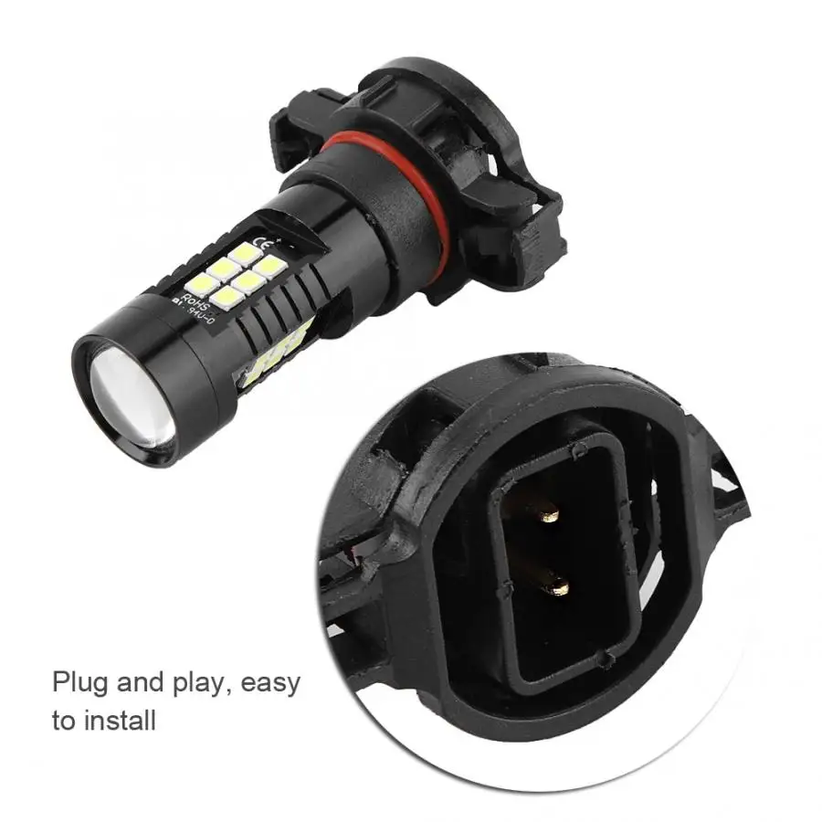 Белые противотуманные светильник DC 12 28 в H16 21 Вт 3030 SMD СВЕТОДИОДНЫЙ передние