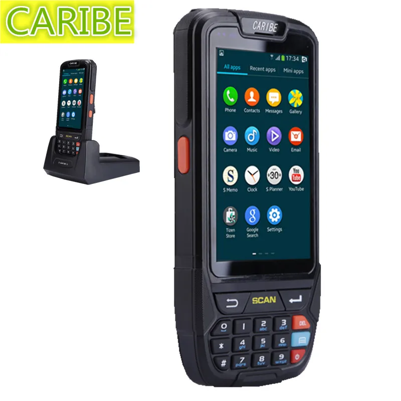 PL-40L industrial Ip65 rating PDA with android os 2d barcode scanner HF RFID reader and writer WIFI/Bluetooth/GSM