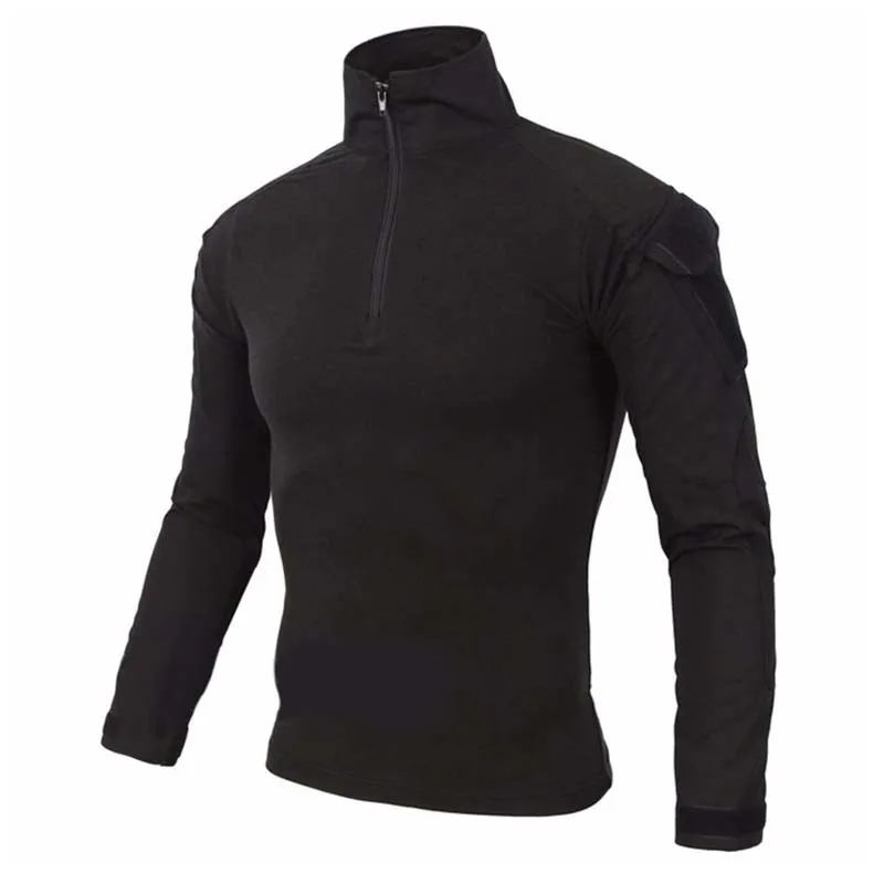 Billig Militär Armee T Shirt Männer Langarm Camouflage Tactical Hemd UNS Armee Kampf Soldat Feld Shirts