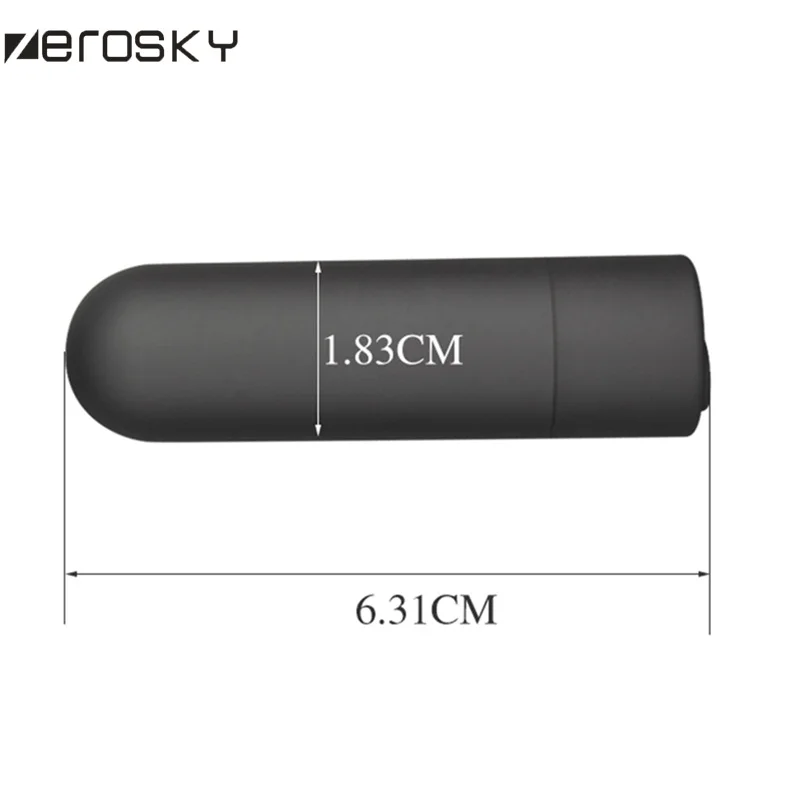 Zerosky Пуля Мини вибратор 10 скоростей для женщин USB перезаряжаемый G Spot стимуляции
