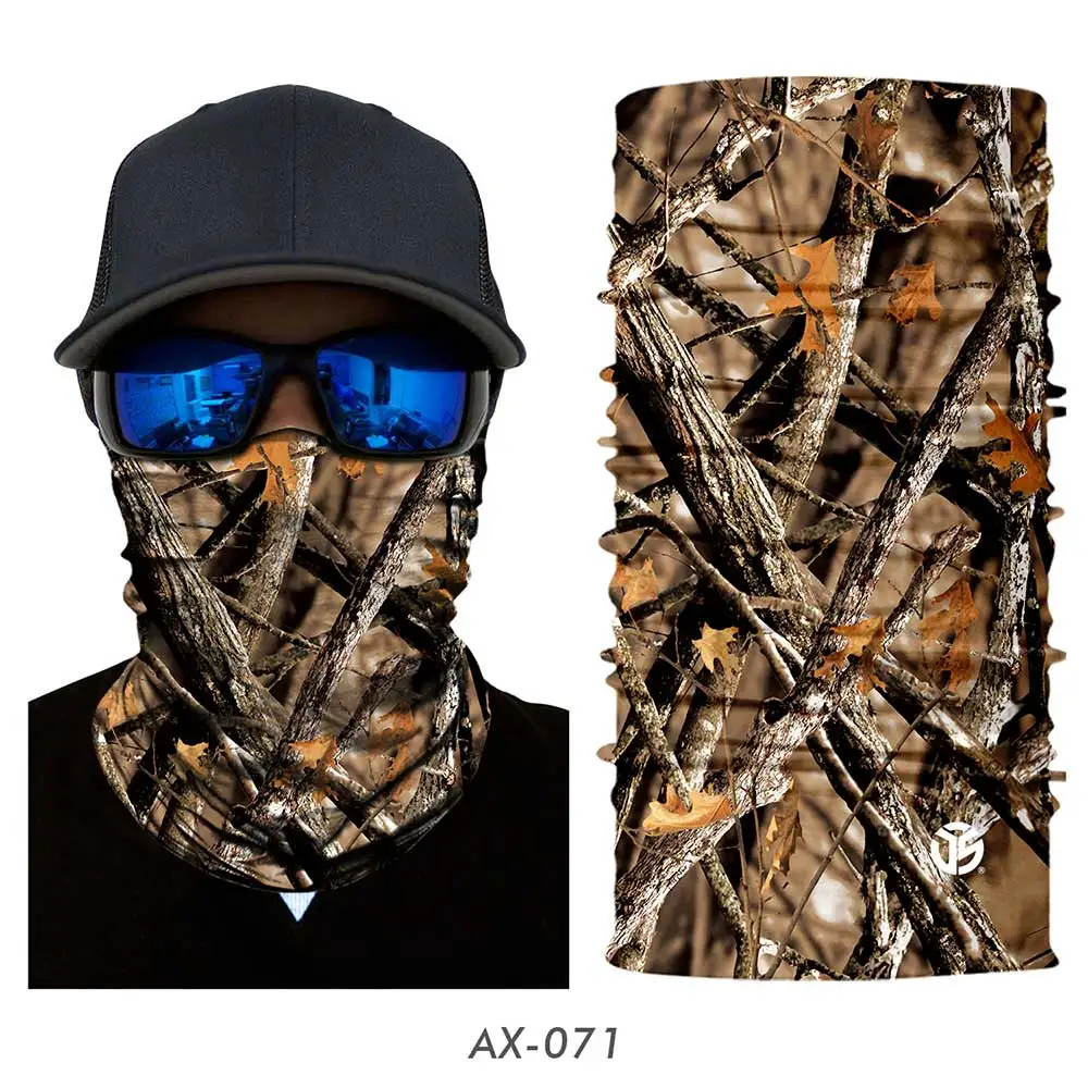 3D Realtree бесшовная бандана для шеи, маска для лица, маска, кольцо, шарфы, военная армия, страйкбол, половина лица, маска, шарф для мужчин и женщин - Цвет: AX-071