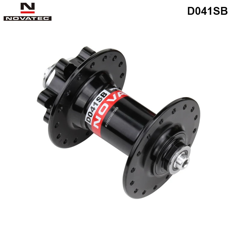 

Novatec D041SB 24 28 32 36H Mountain Bike Disc Brake Hubs With Quick Realease Aluminum Alloy 100mm Front Bicycle Hub