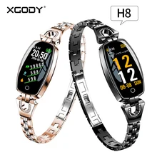

XGODY H8 Women Fitness Bracelet Heart Rate Monitor Smart Band Fashion Fitness Bracelet With Pressure Measurement