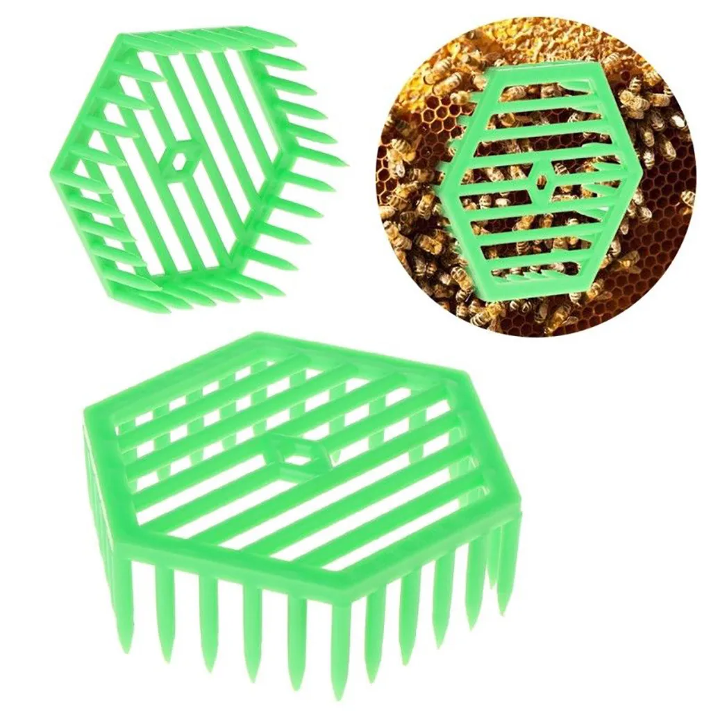 

beekeeping supplies 10 Pc Bee Cage Protective Cover Cages Beekeeping Equipment Plastic Prisoner Equipconvenient product