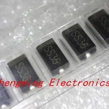50 шт. SS36 SR360 3A 60V SMA DO-214AC SMD диод Шоттки