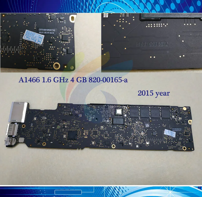 Материнская плата A1466 материнская для Macbook Air 13 &quotI5 1 6 ГГц 4 Гб 2015 года 820 00165 A или