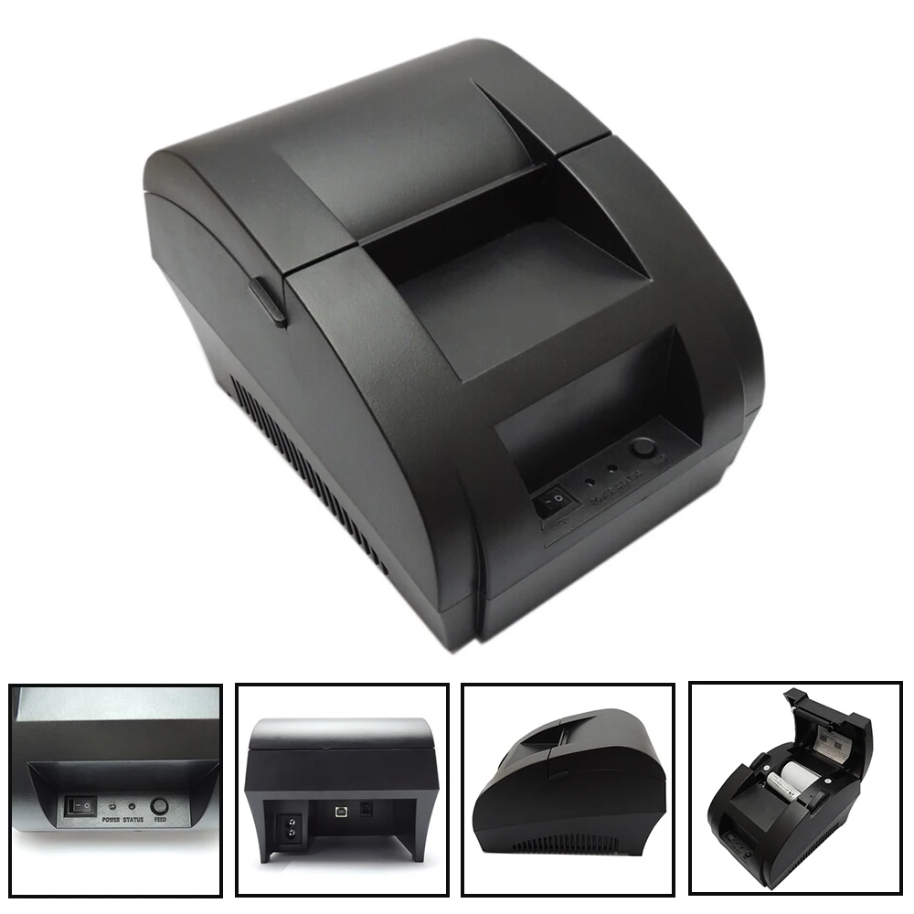 USB 58 مللي متر الحرارية استلام الطابعة مع الباركود ماسحة الدفع بيل Pos الطابعة لسوبر ماركت ريسورانت Phamarcy للنوافذ