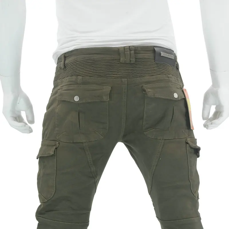 Новые мотоциклетные брюки мужские мото джинсы Защитное снаряжение для езды на мотоцикле брюки для мотокросса штаны для мотокросса
