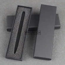 100 шт Черная ручка для офиса витрина упаковочная коробка пустая подарочная шкатулка для ювелирных изделий принимаем логотип на заказ коробка для ручек бумажная упаковка