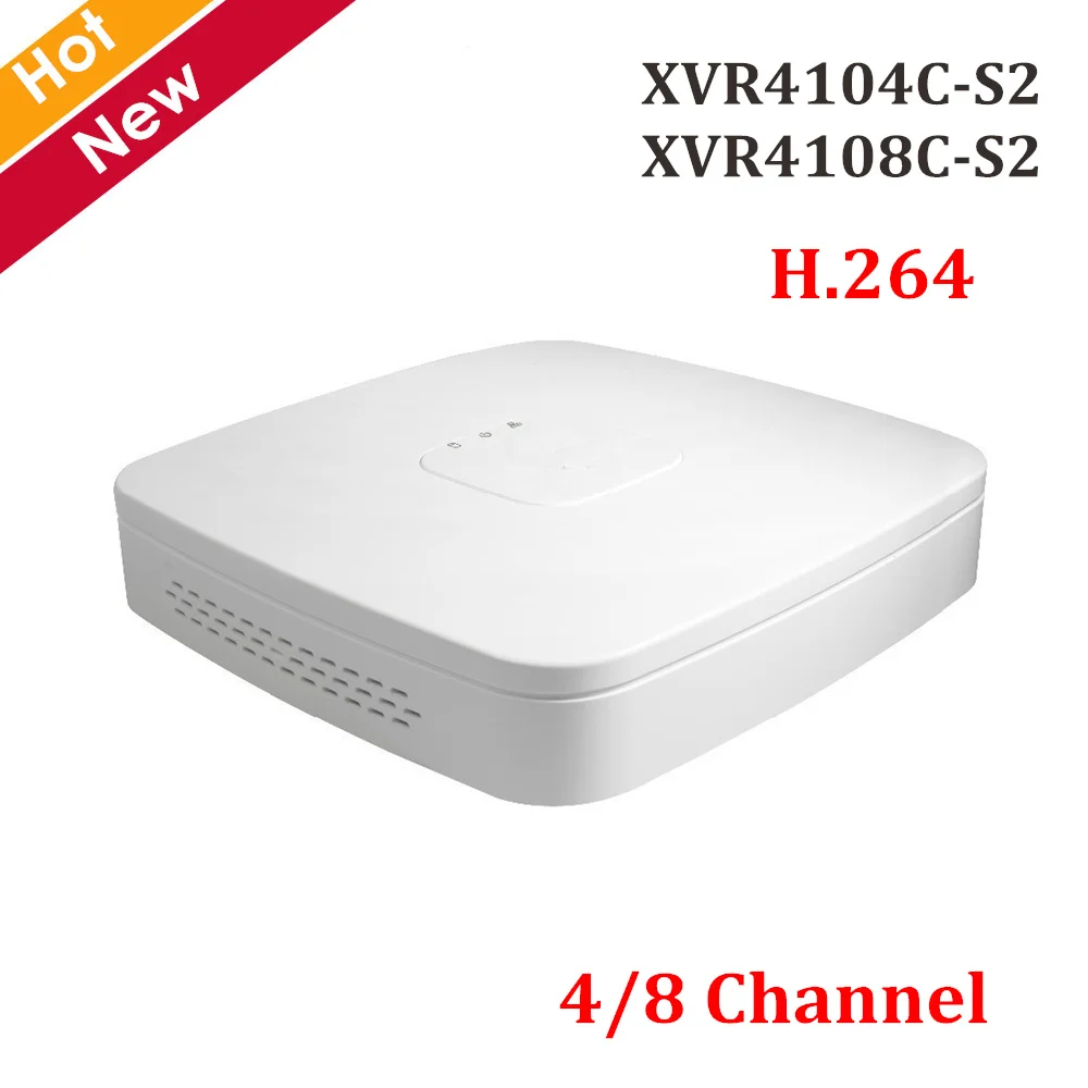 

New XVR Recorder 4 Channel XVR4104C-S2 8 Channel XVR4108C-S2 H.264 Two way Talk Support 1 SATA HDD up to 8TB for CCTV System