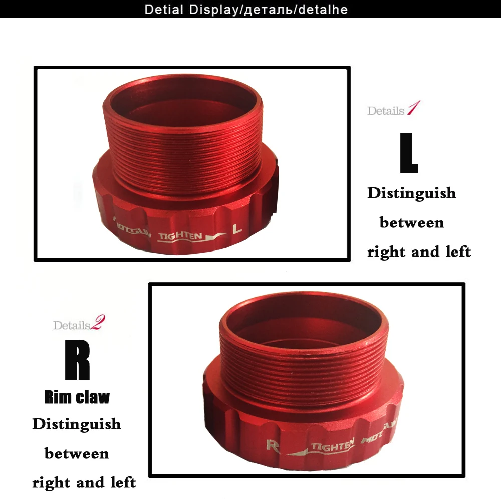 Bottom Bracket 68/73mm Bike Bicycle Axis MTB Road Cycling Bottom Bracket Waterproof CNC Aluminum Alloy BB Crank Set Axis Parts